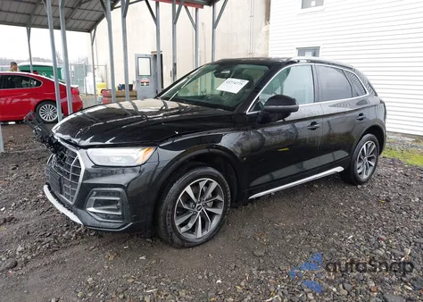 2021 Audi Q5 Premium Plus 45 Tfsi Quattro S Tronic z USA, uszkodzony, nr VIN WA1BAAFY6M2021724